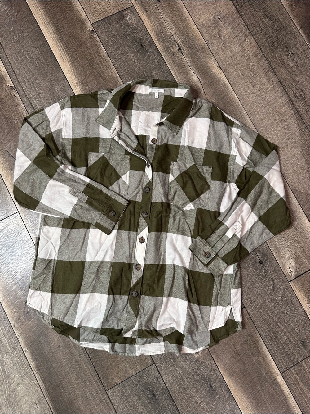 Maurice’s Plaid Button Down Shirt